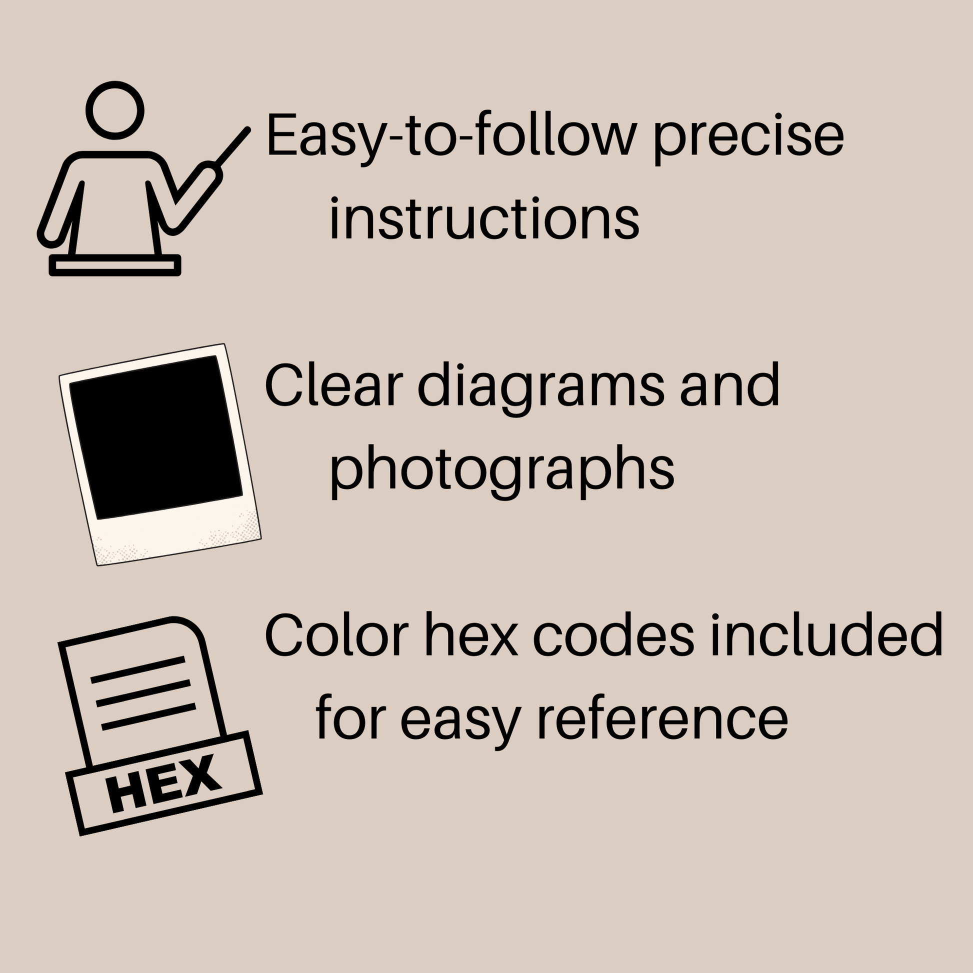 Classic Christmas instructions, photographs